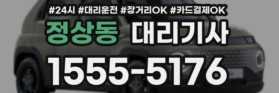 정상동 대리기사
