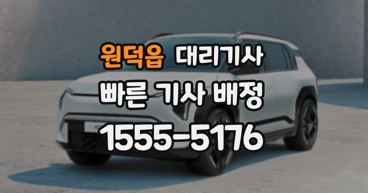 원덕읍 대리기사