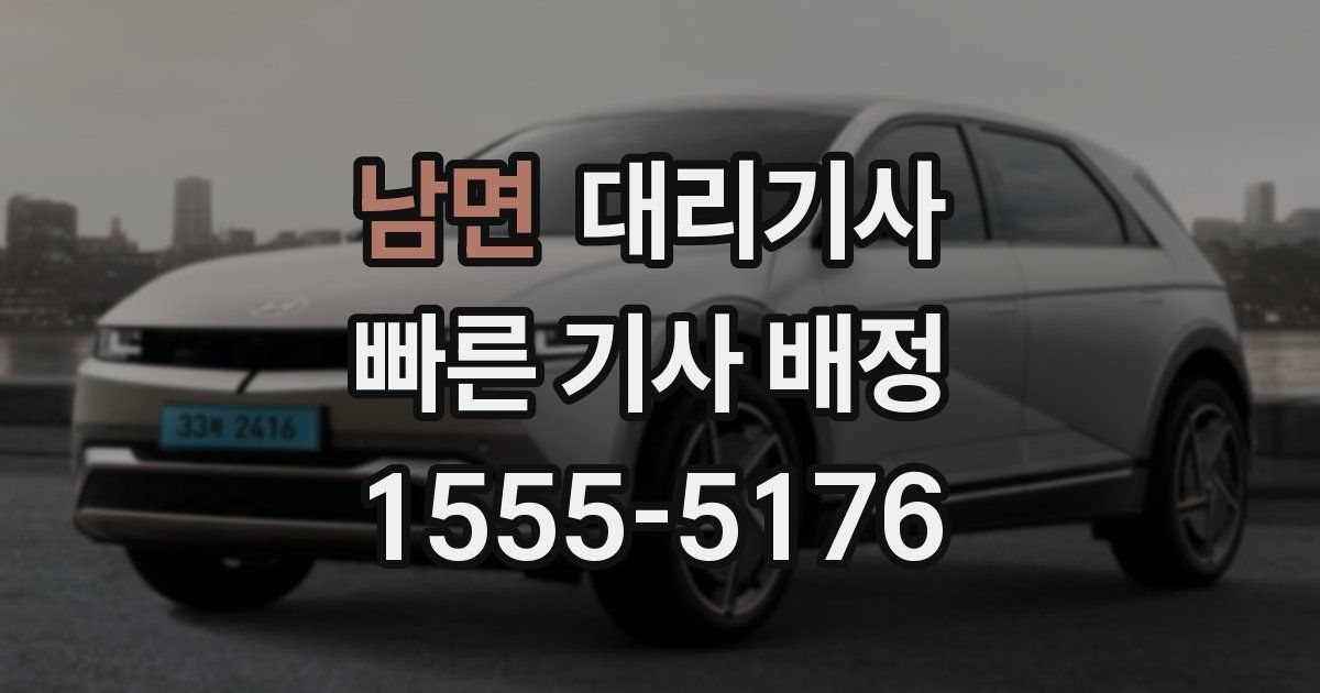 남면 대리기사