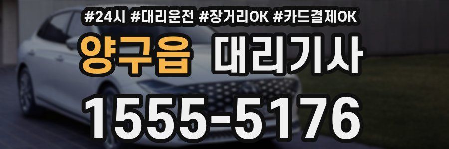 양구읍 대리기사