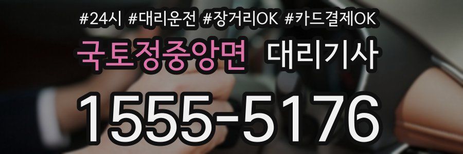 국토정중앙면 대리기사
