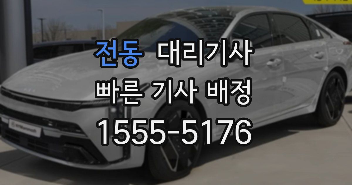 전동 대리기사