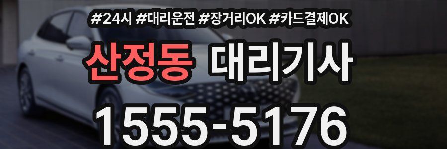 산정동 대리기사
