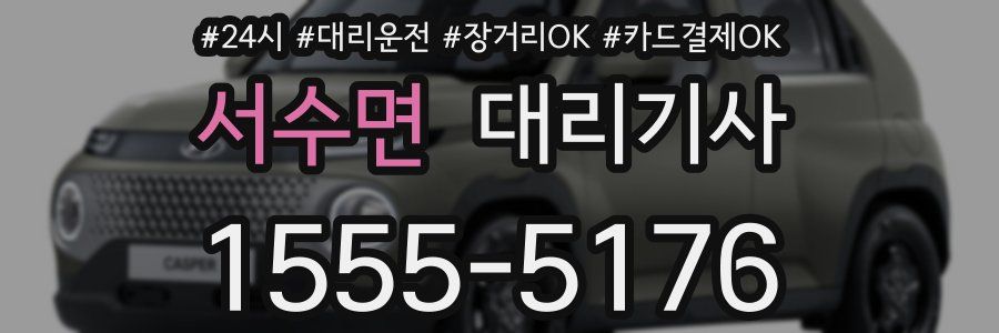 서수면 대리기사