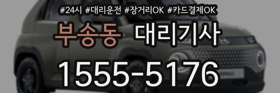 부송동 대리기사