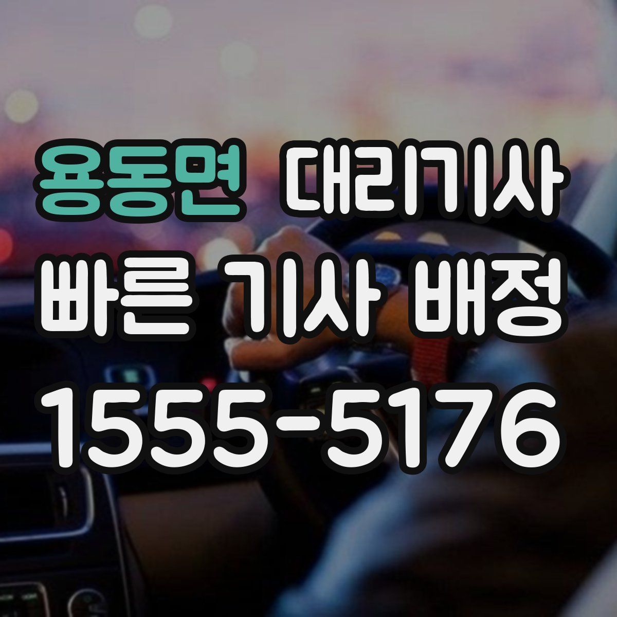 용동면 대리기사