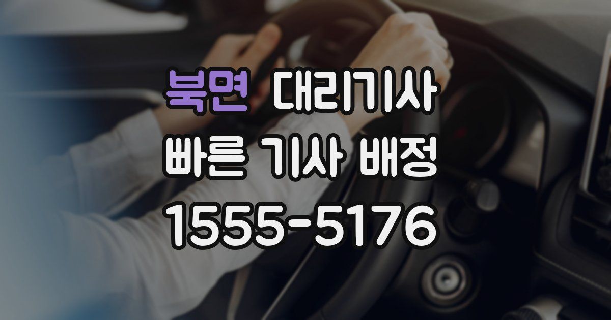 북면 대리기사