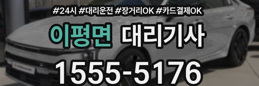 이평면 대리기사