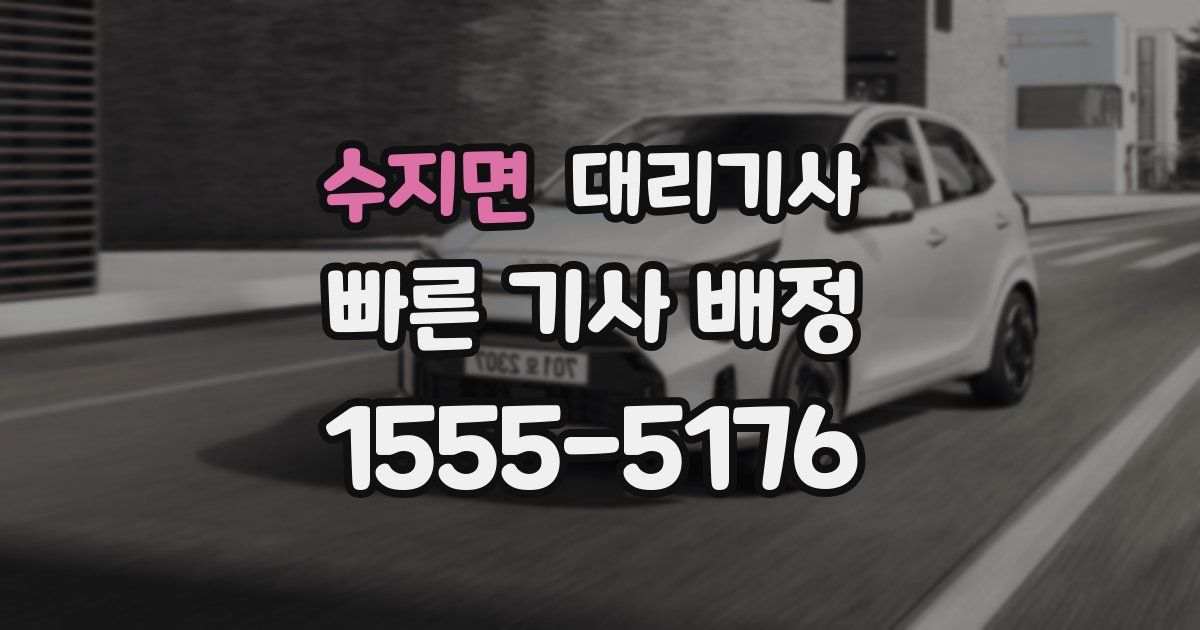 수지면 대리기사
