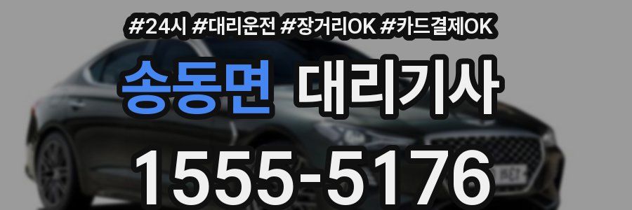 송동면 대리기사
