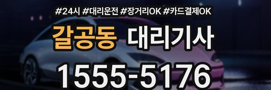 갈공동 대리기사