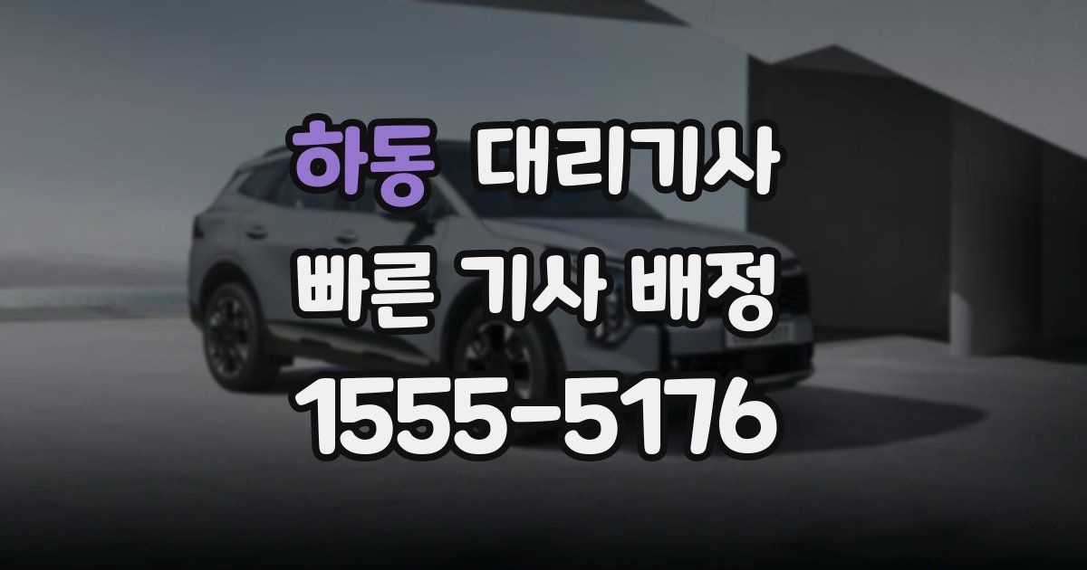 하동 대리기사