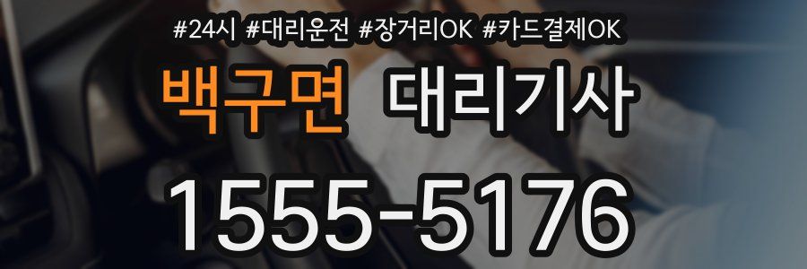 백구면 대리기사