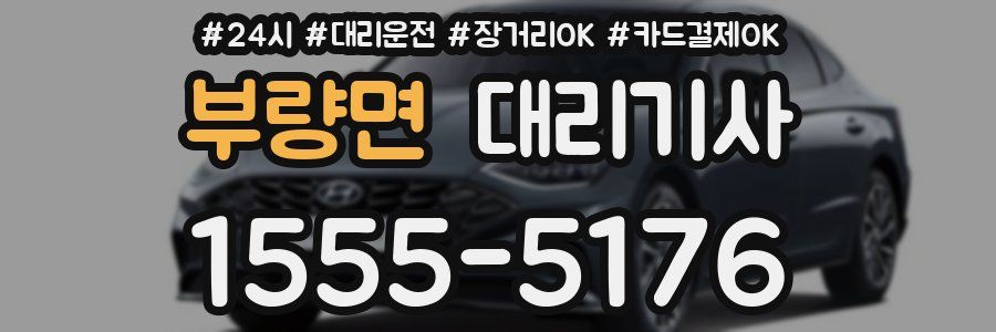 부량면 대리기사