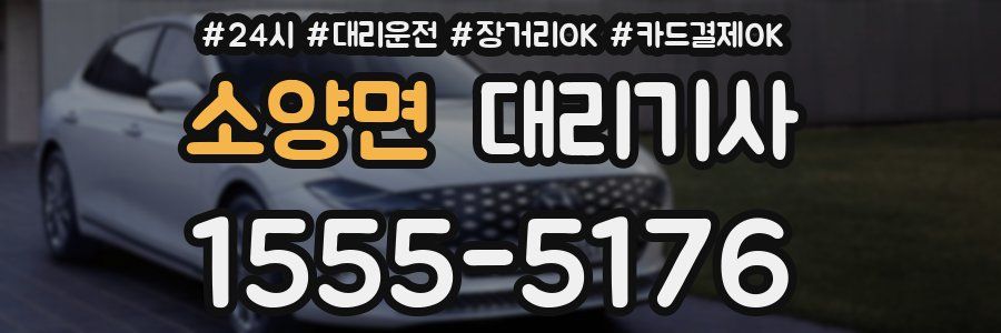 소양면 대리기사