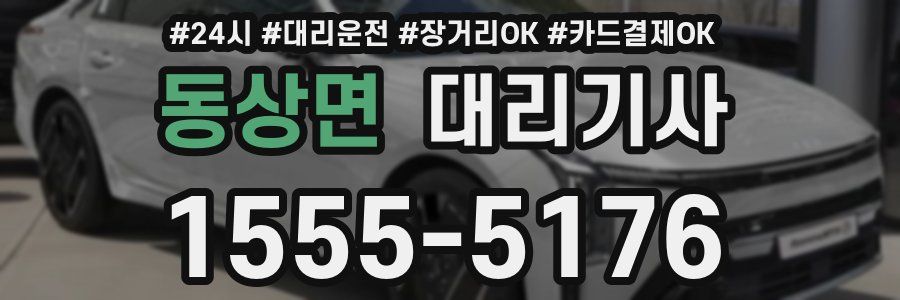 동상면 대리기사