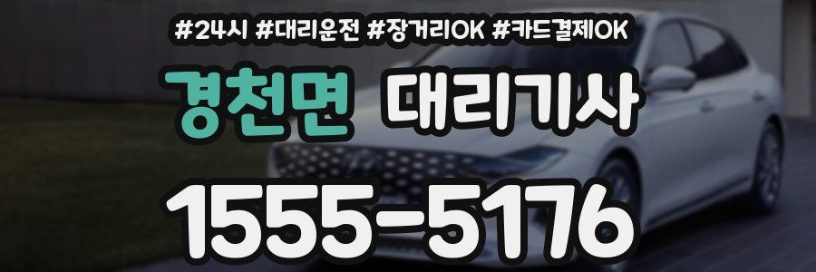 경천면 대리기사