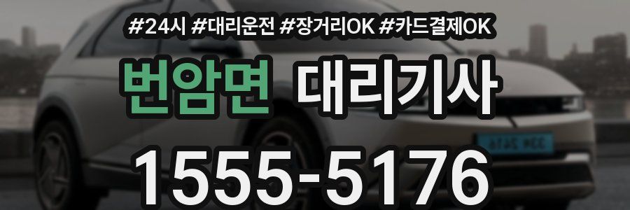 번암면 대리기사