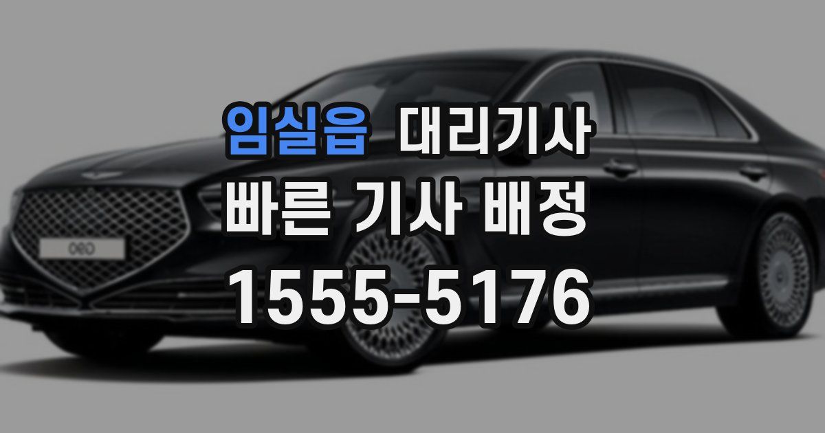 임실읍 대리기사