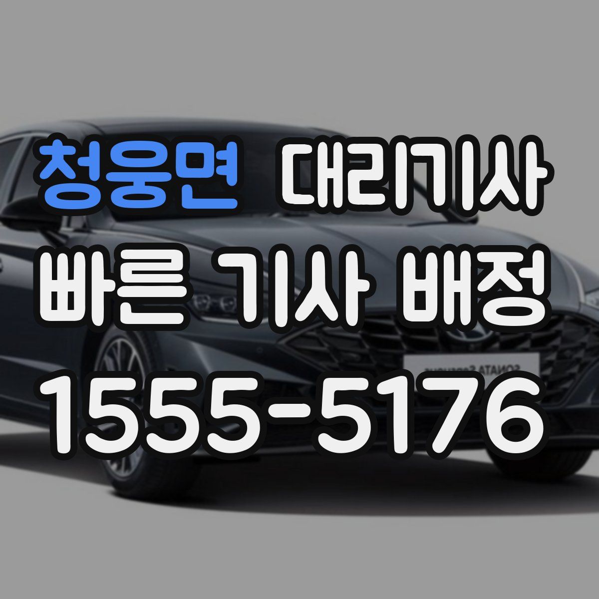 청웅면 대리기사