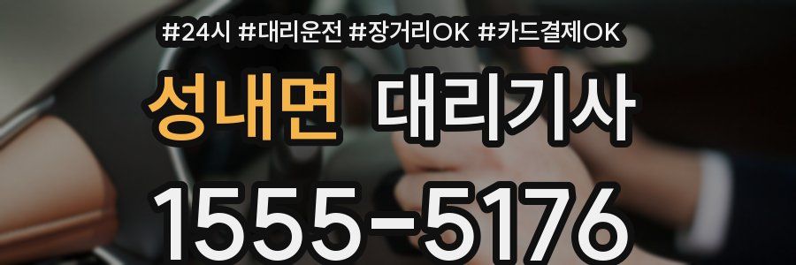 성내면 대리기사