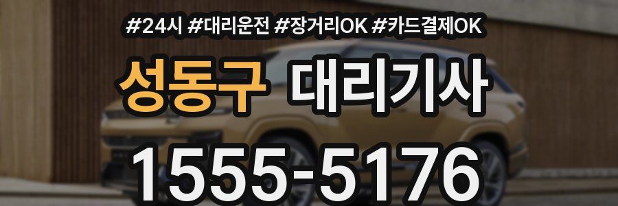 성동구 대리기사