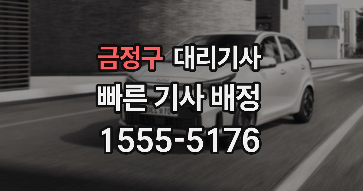 금정구 대리기사