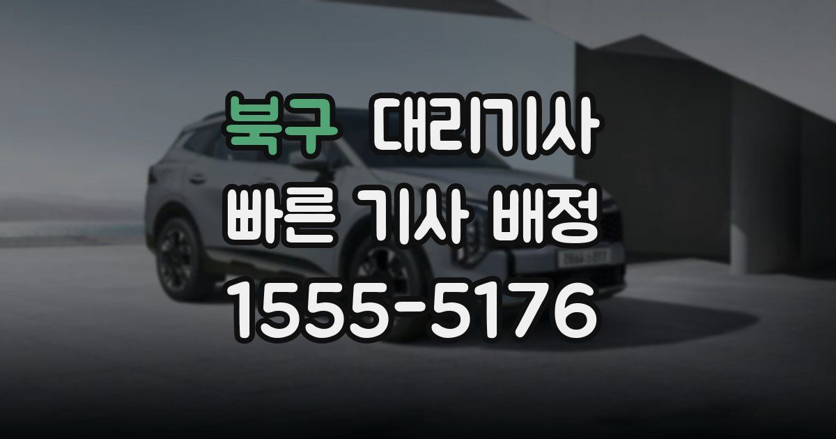 북구 대리기사