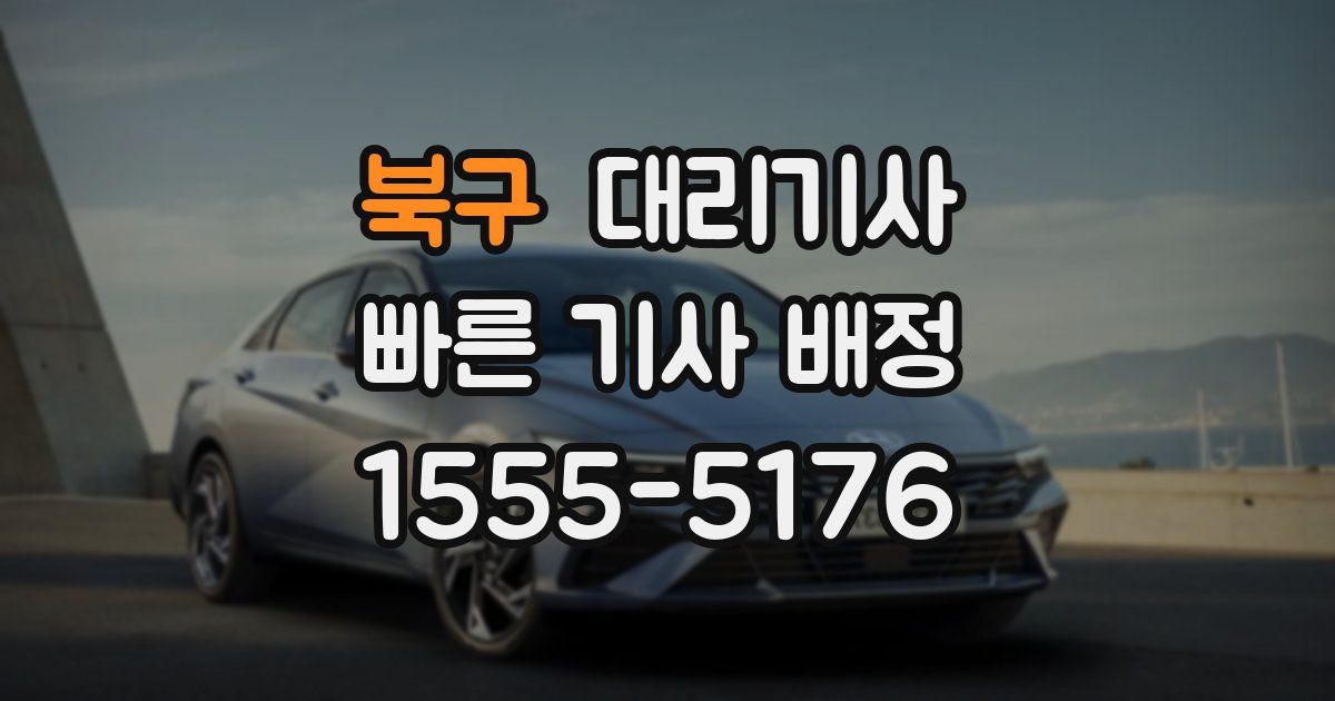 북구 대리기사
