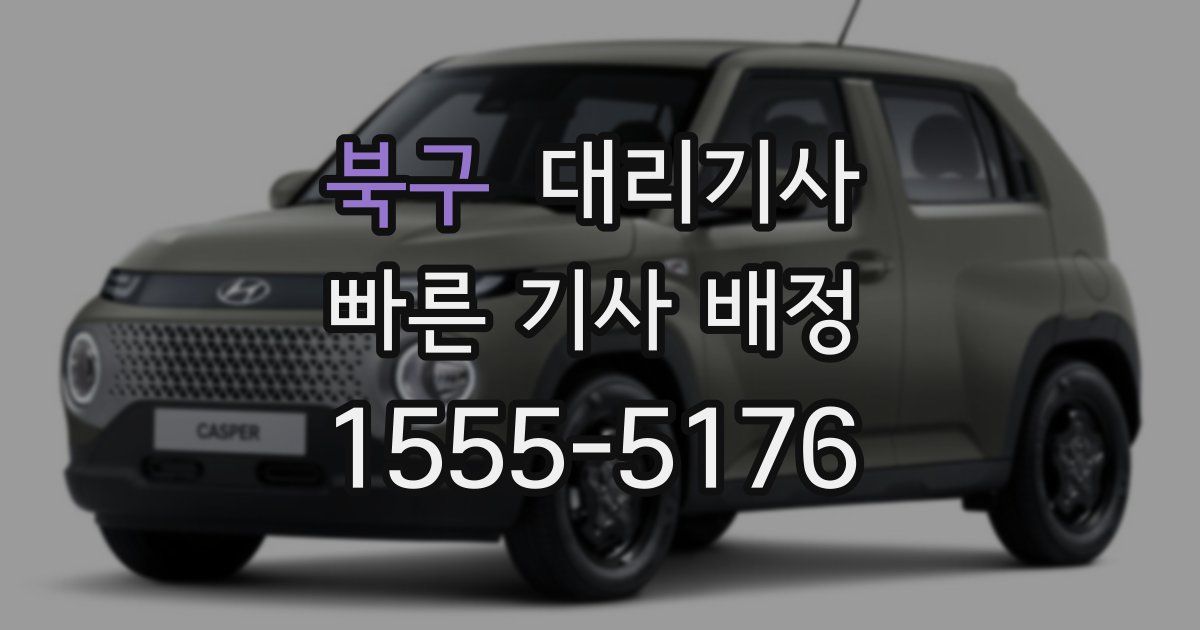 북구 대리기사