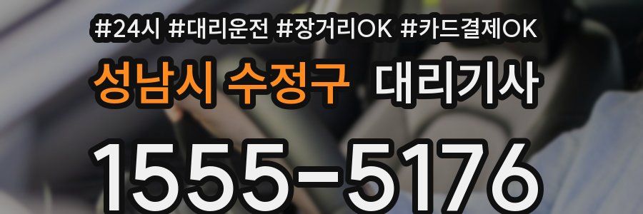 성남시 수정구 대리기사