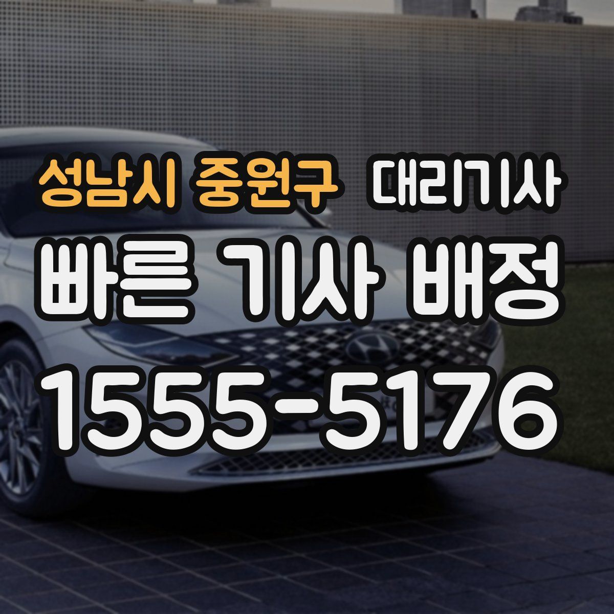 성남시 중원구 대리기사