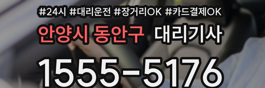 안양시 동안구 대리기사