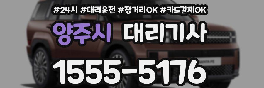 양주시 대리기사