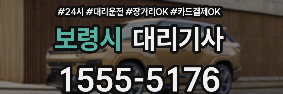 보령시 대리기사