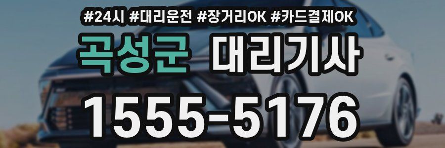 곡성군 대리기사