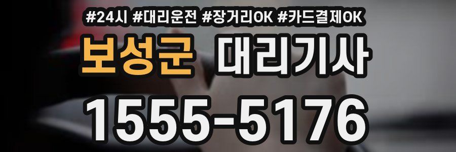 보성군 대리기사