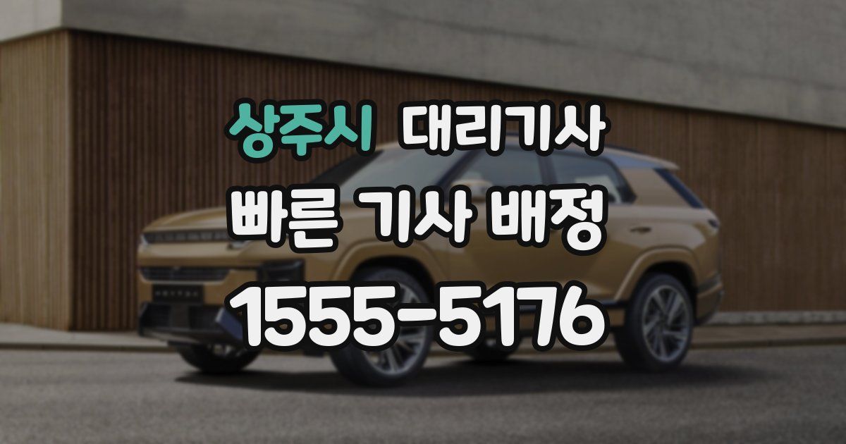 상주시 대리기사