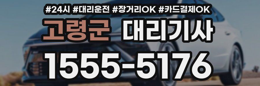 고령군 대리기사