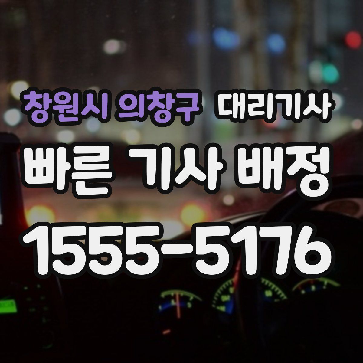 창원시 의창구 대리기사