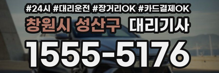 창원시 성산구 대리기사