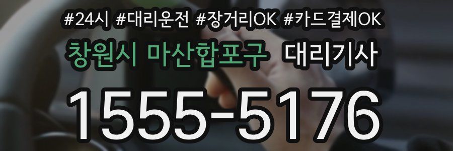 창원시 마산합포구 대리기사