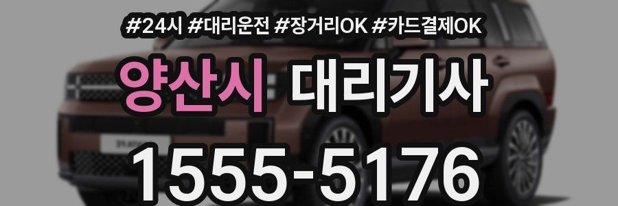 양산시 대리기사
