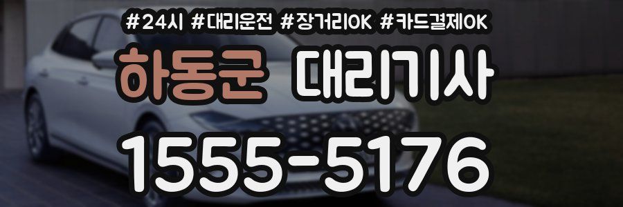 하동군 대리기사