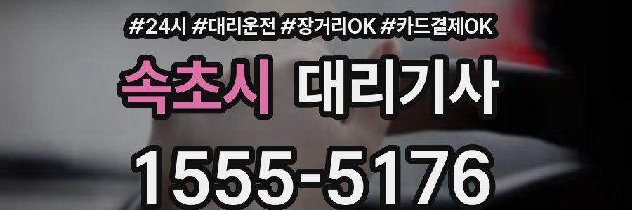 속초시 대리기사
