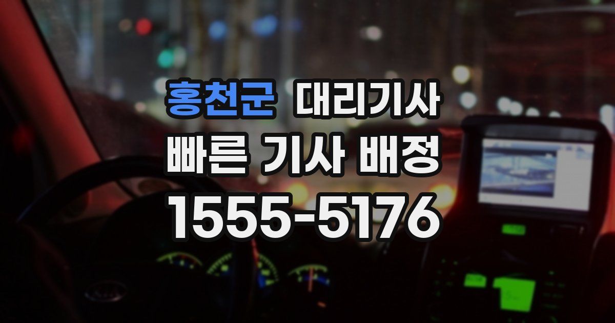홍천군 대리기사