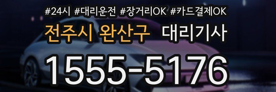 전주시 완산구 대리기사