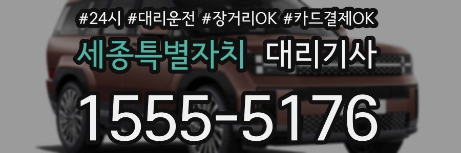 세종특별자치 대리기사