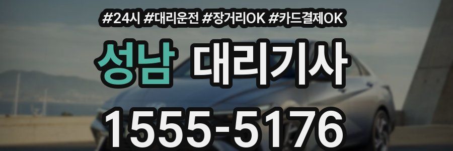 성남 대리기사