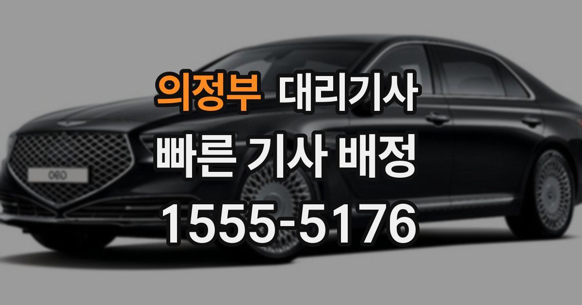 의정부 대리기사